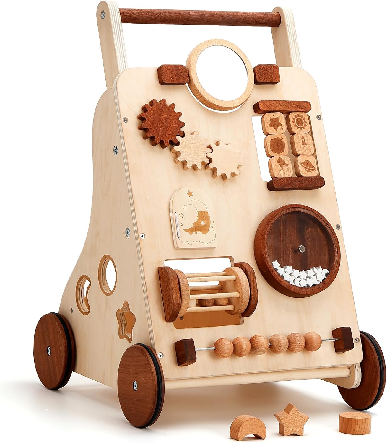Wooden Baby Walker for Learning to Walk - Woodtoe