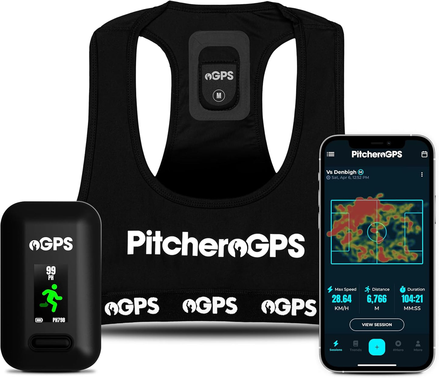 PitcheroGPS Soccer Tracker & Vest for Performance Metrics