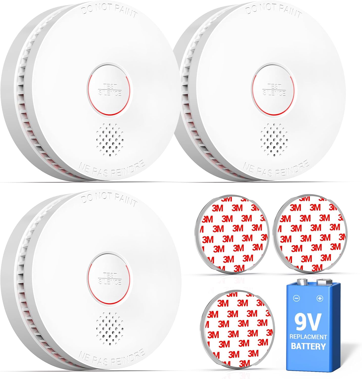 SITERWELL Smoke Detector with 10 Year Life and Photoelectric Sensor