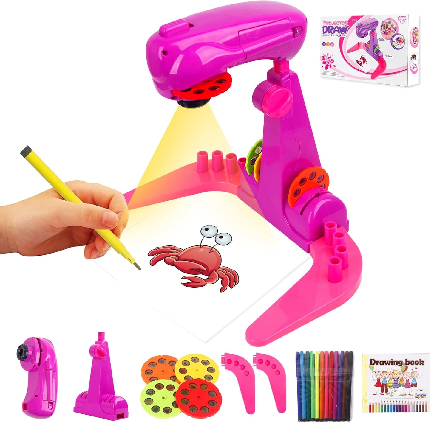 LEERFEI Kids Smart Drawing Projector - Trace, Draw, Learn!