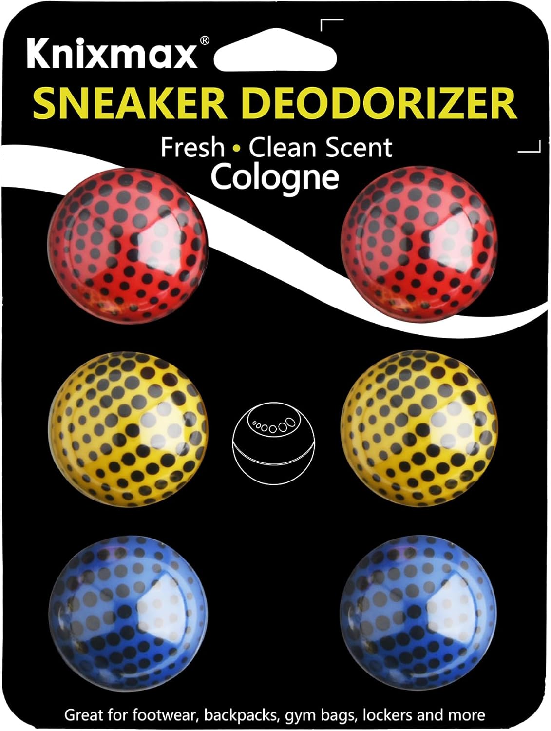 Knixmax Shoe Deodorizer Balls - Refresh Anywhere!