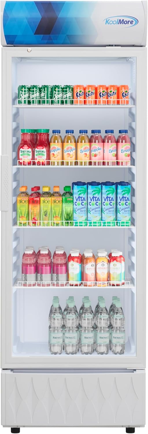 KoolMore 24 in. One-Door Commercial Merchandiser Refrigerator
