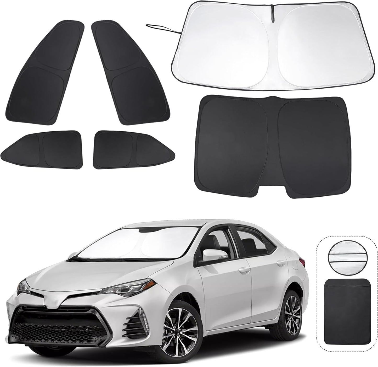 Custom Fit Window Shades for Toyota Corolla 2014-2019 Models