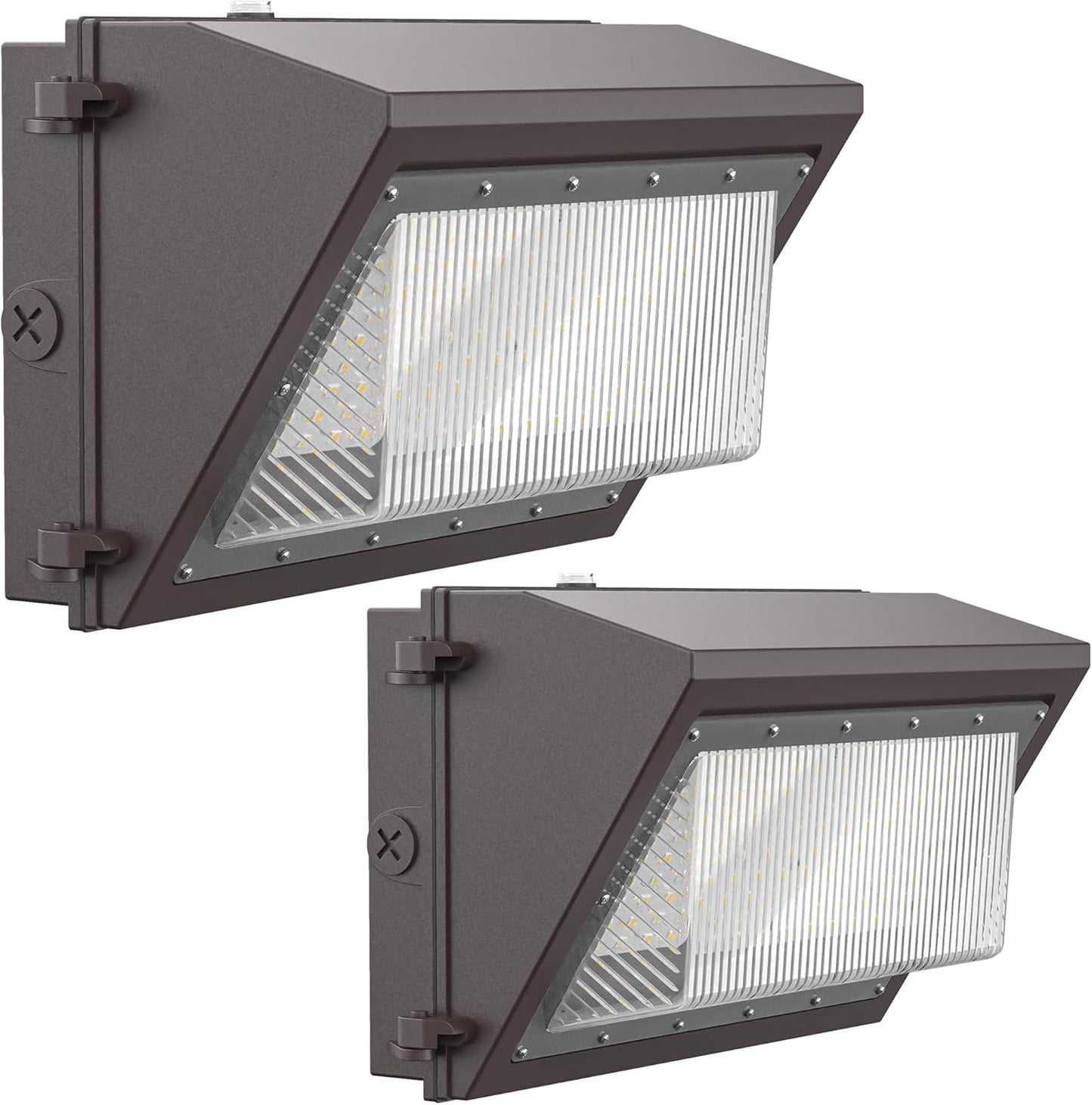 120W LED Wall Pack Light with Dusk-to-Dawn Sensor for Security