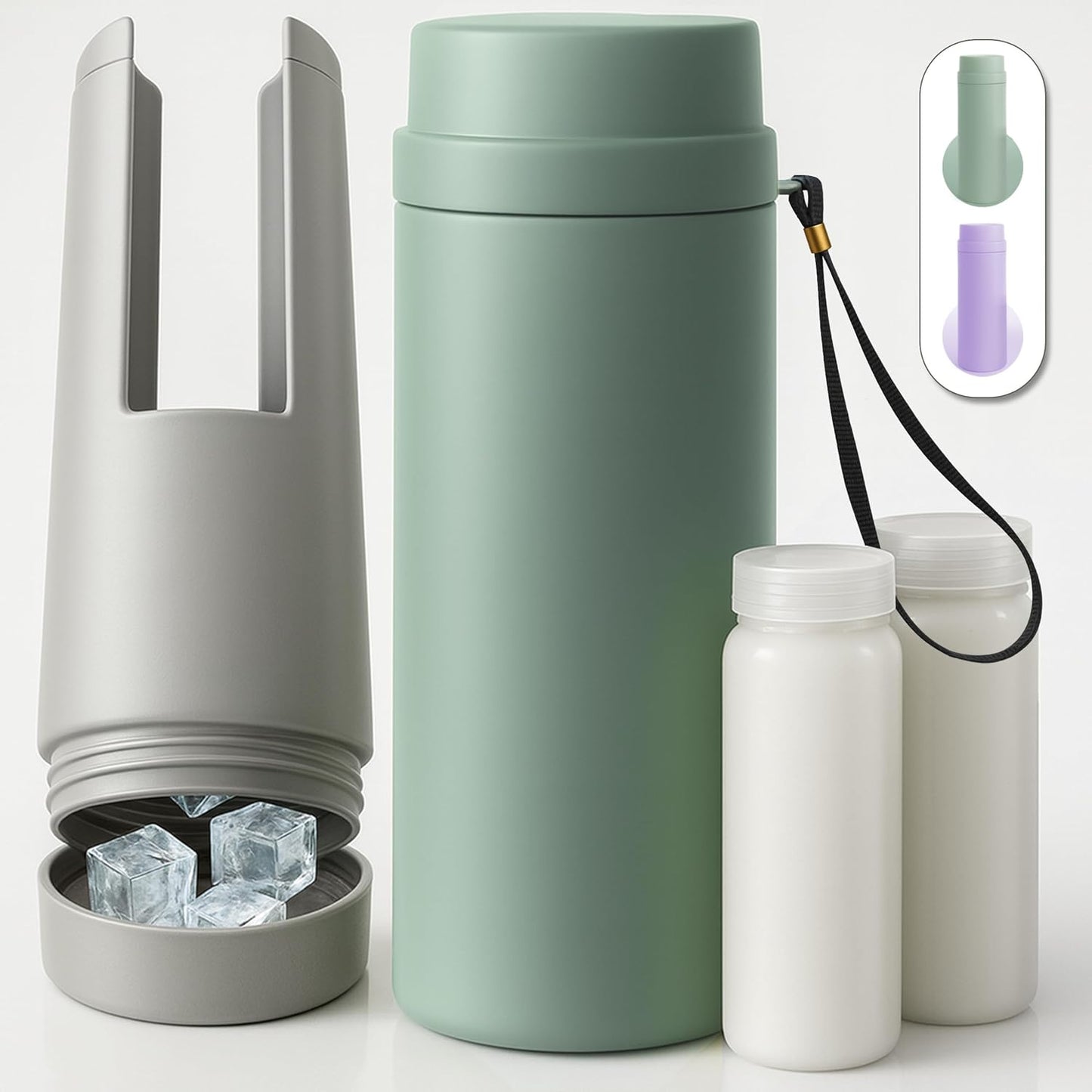 Portable Breast Milk Cooler Bottle with 30H Cooling Time