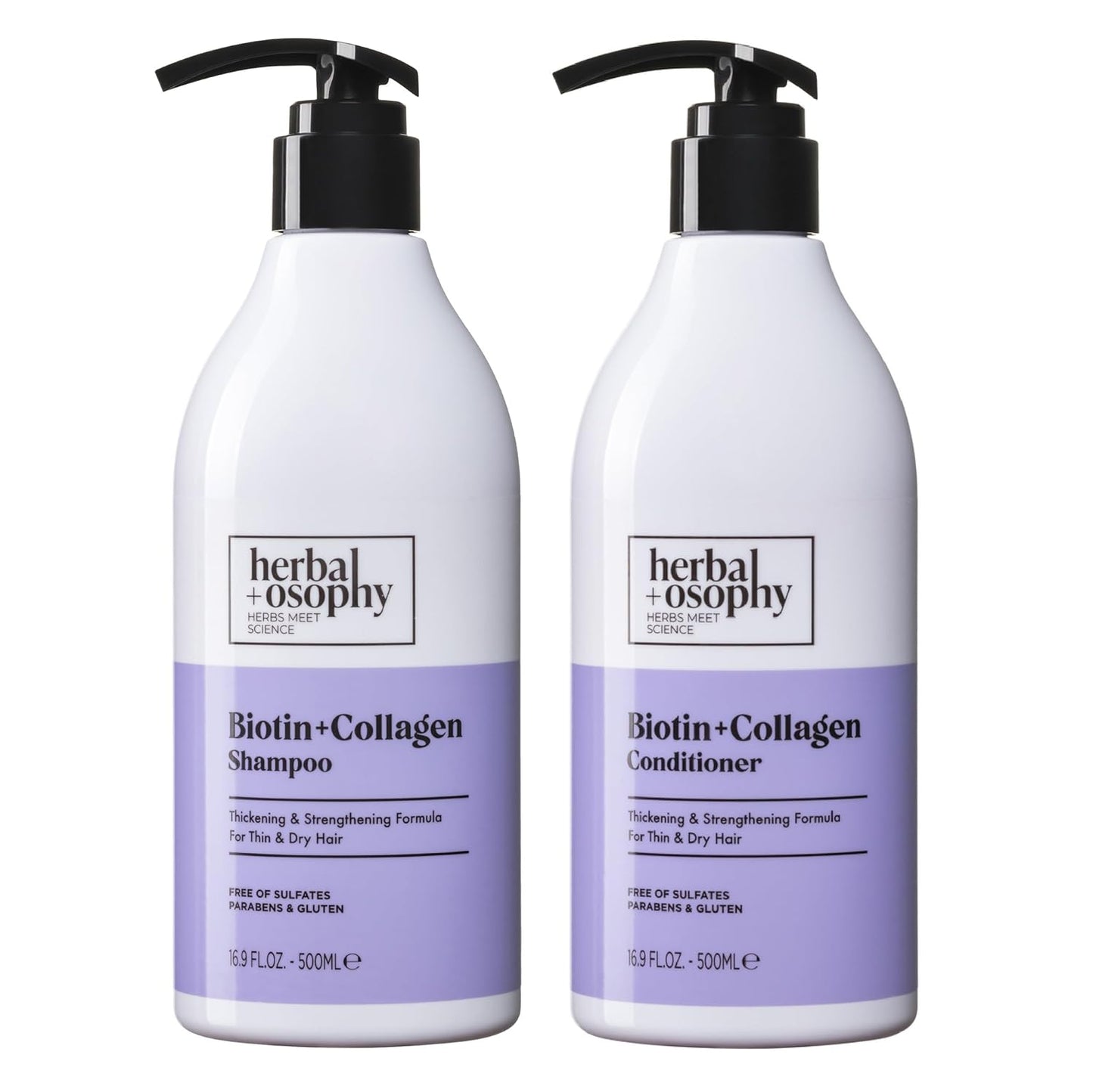 Herbalosophy Biotin & Collagen Duo - Hair Growth & Repair