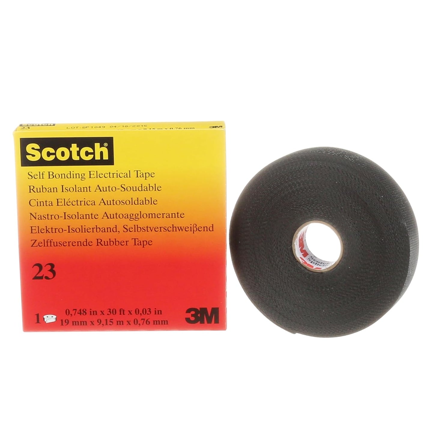 3M Scotch Rubber Splicing Tape 23 for Electrical Insulation