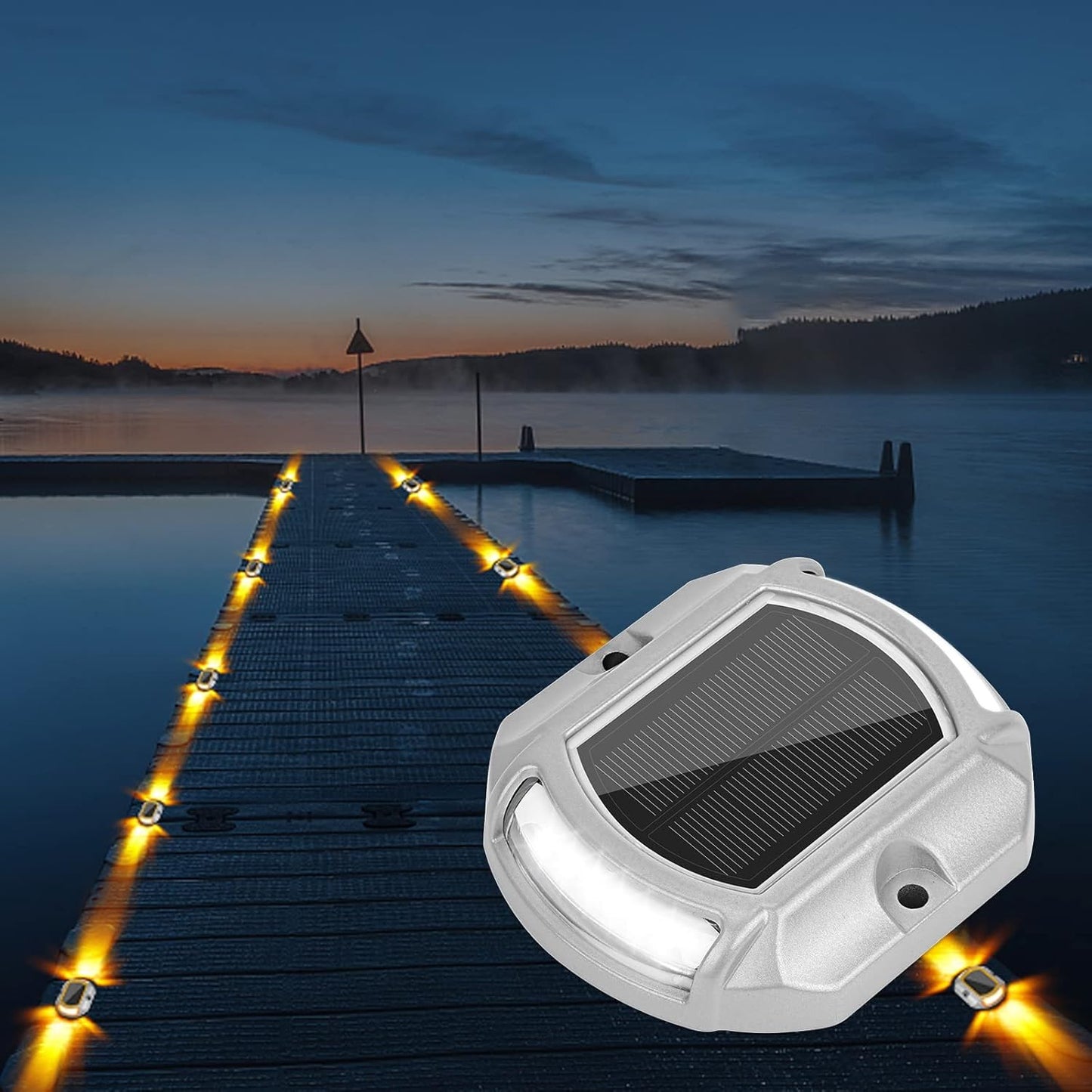 VOLISUN Solar Driveway Lights for Safe Outdoor Pathways