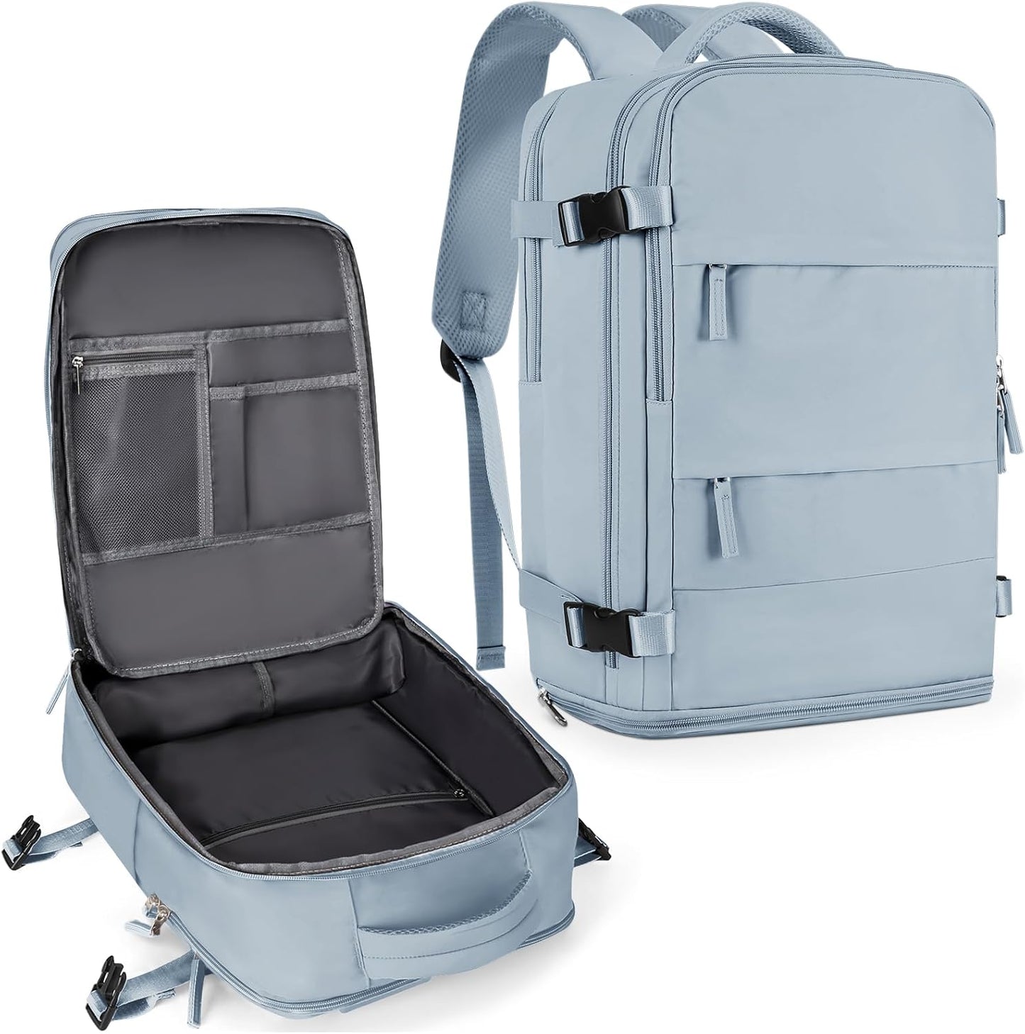 Coowoz Large Travel Backpack for Women and Men, 30L Capacity