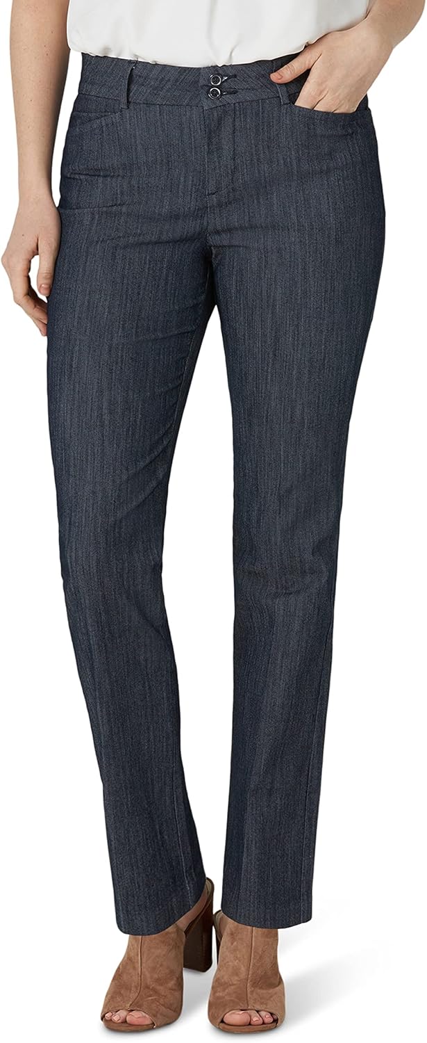 Lee Women's Secretly Shapes Regular Fit Straight Leg Pant Review