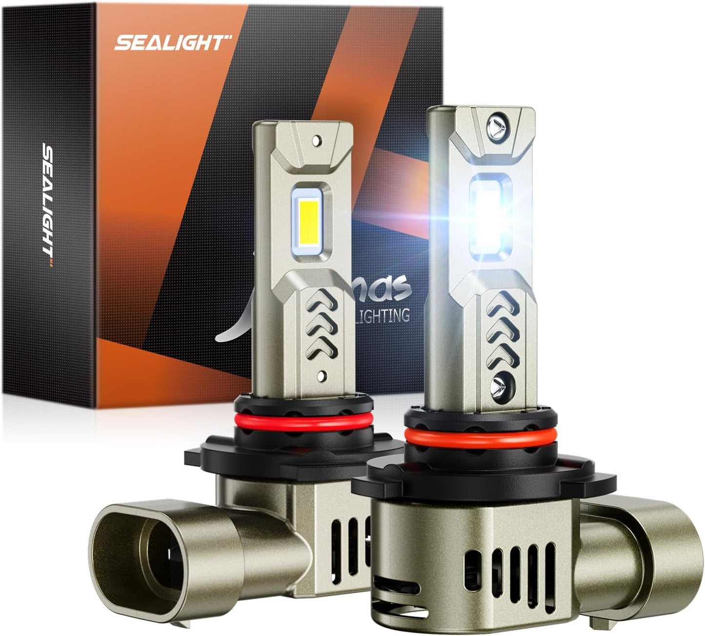SEALIGHT 9005 Bulbs: 45,000LM Super Brightness for Safety