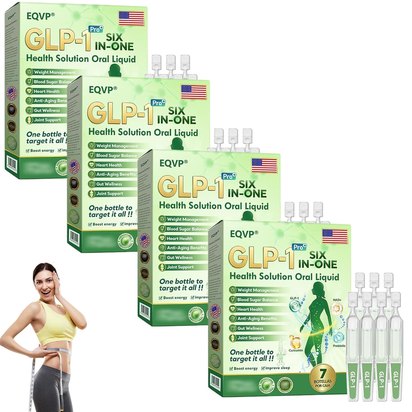 EQVP GLP-1 Six-in-One Health Solution for Digestive Wellness
