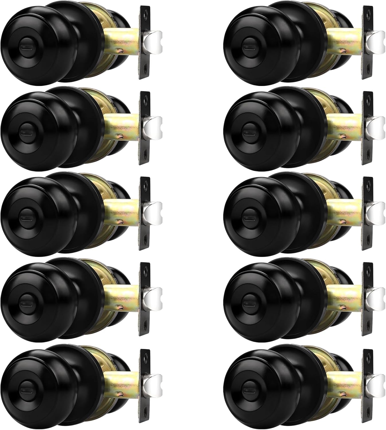 Probrico Bathroom Door Knobs - Keyless Privacy Doorknob Set