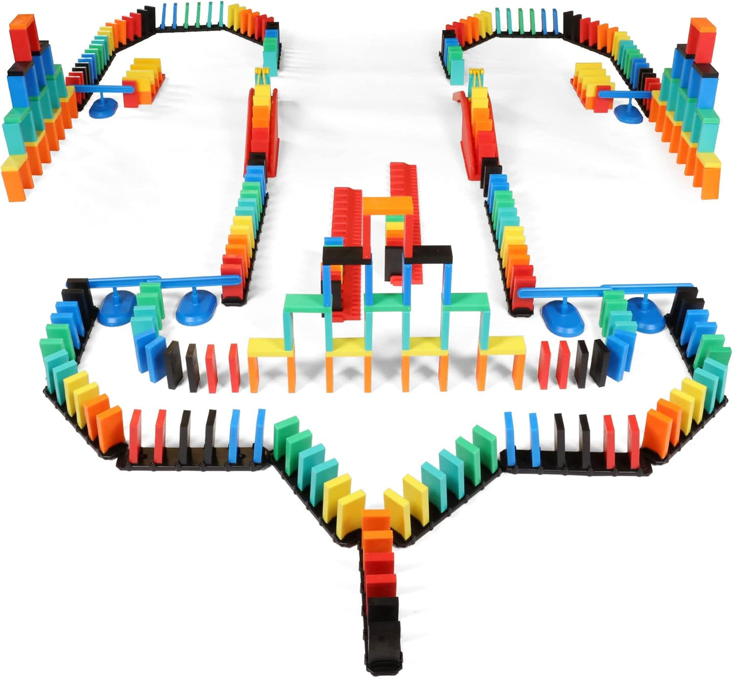 Bulk Dominoes Pro-Domino Kit for Kids - STEM Building Fun