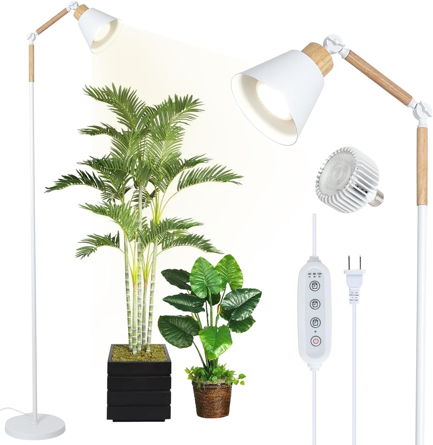 HMVPL Grow Lights for Indoor Plants with Adjustable Height