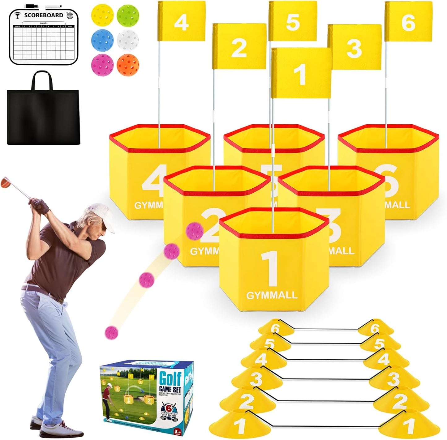 Portable Golf Bucket Game - Fun for All!