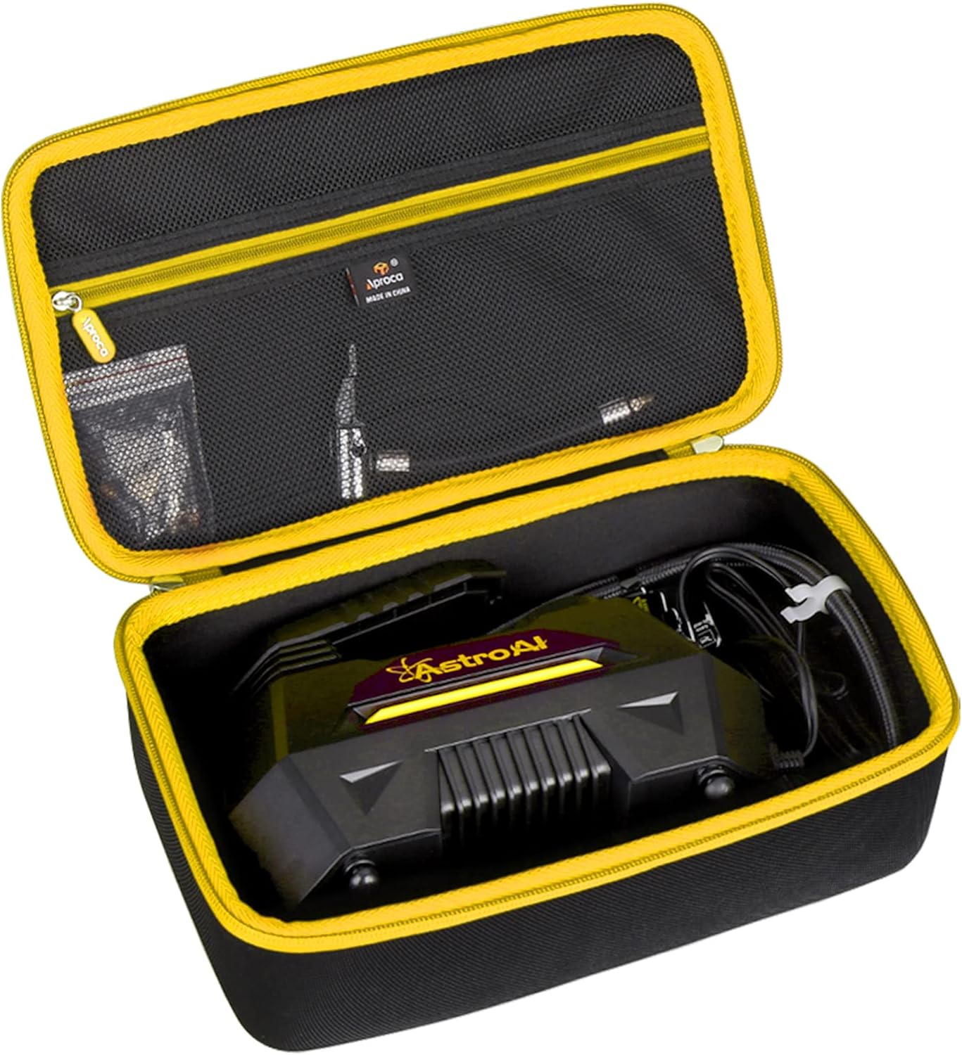 Aproca Hard Storage Case for AstroAI Air Compressor - Yellow