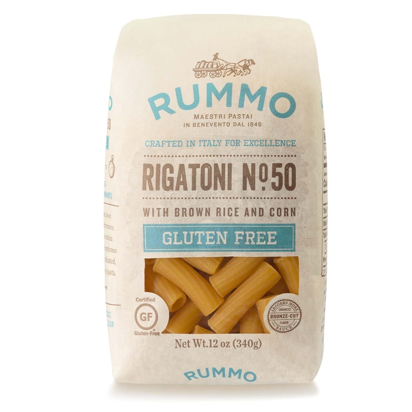 Rummo Gluten Free Rigatoni N.50 - Authentic Italian Pasta