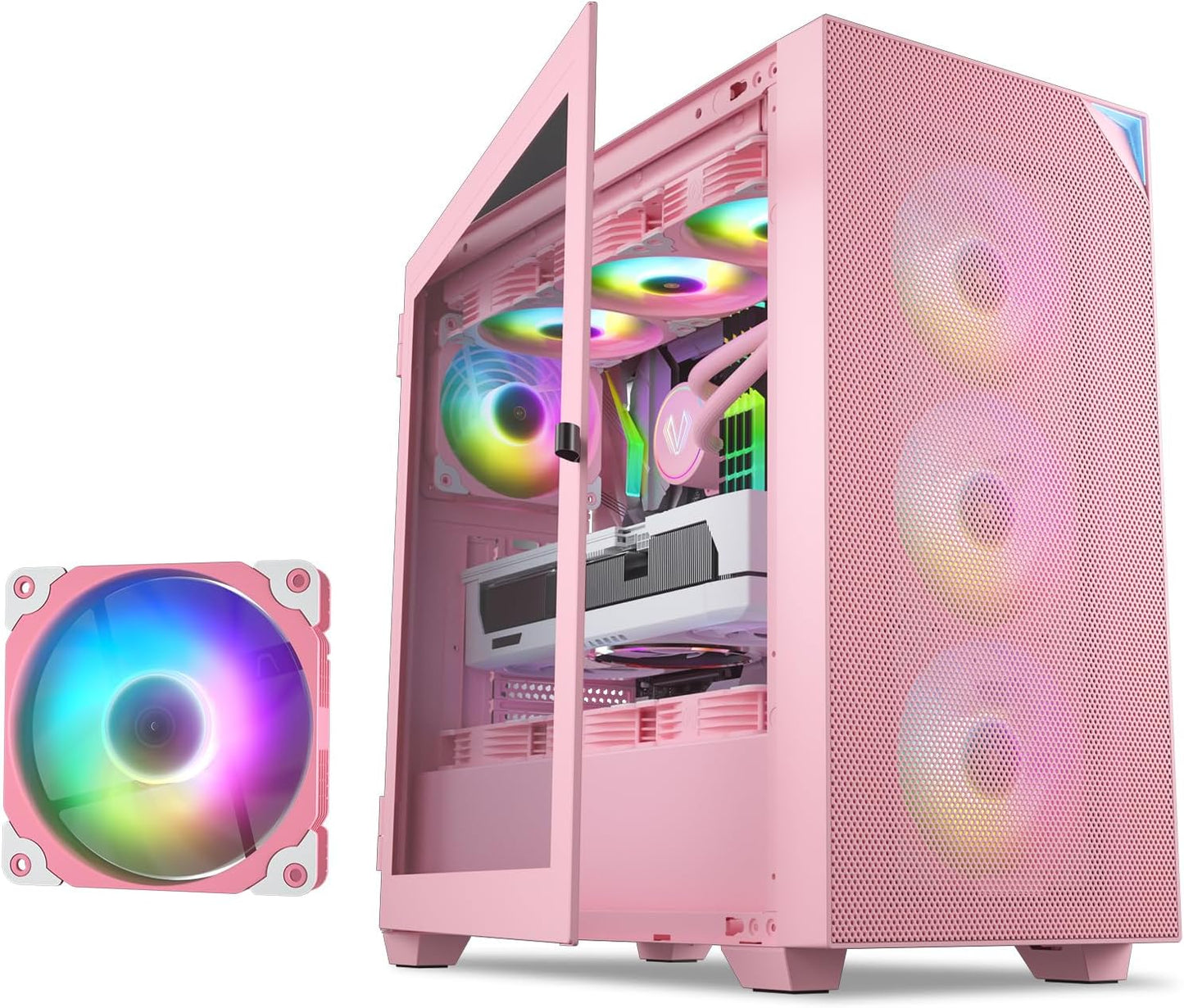 VETROO AL800 Full Tower PC Case with Customization Options