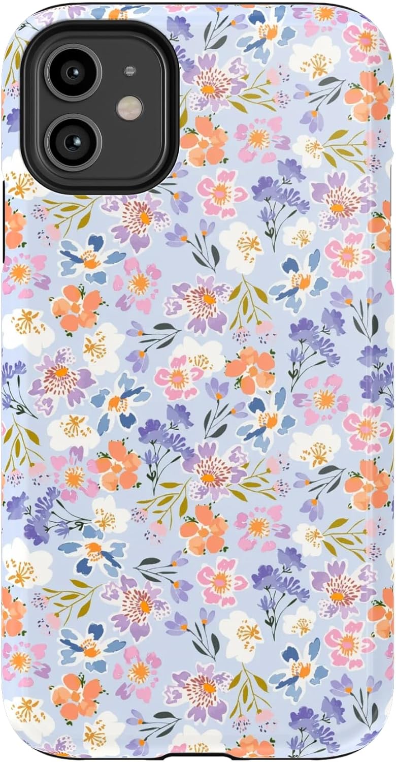Casely iPhone 11 Case - Poppy Meadows Floral Design for Protection