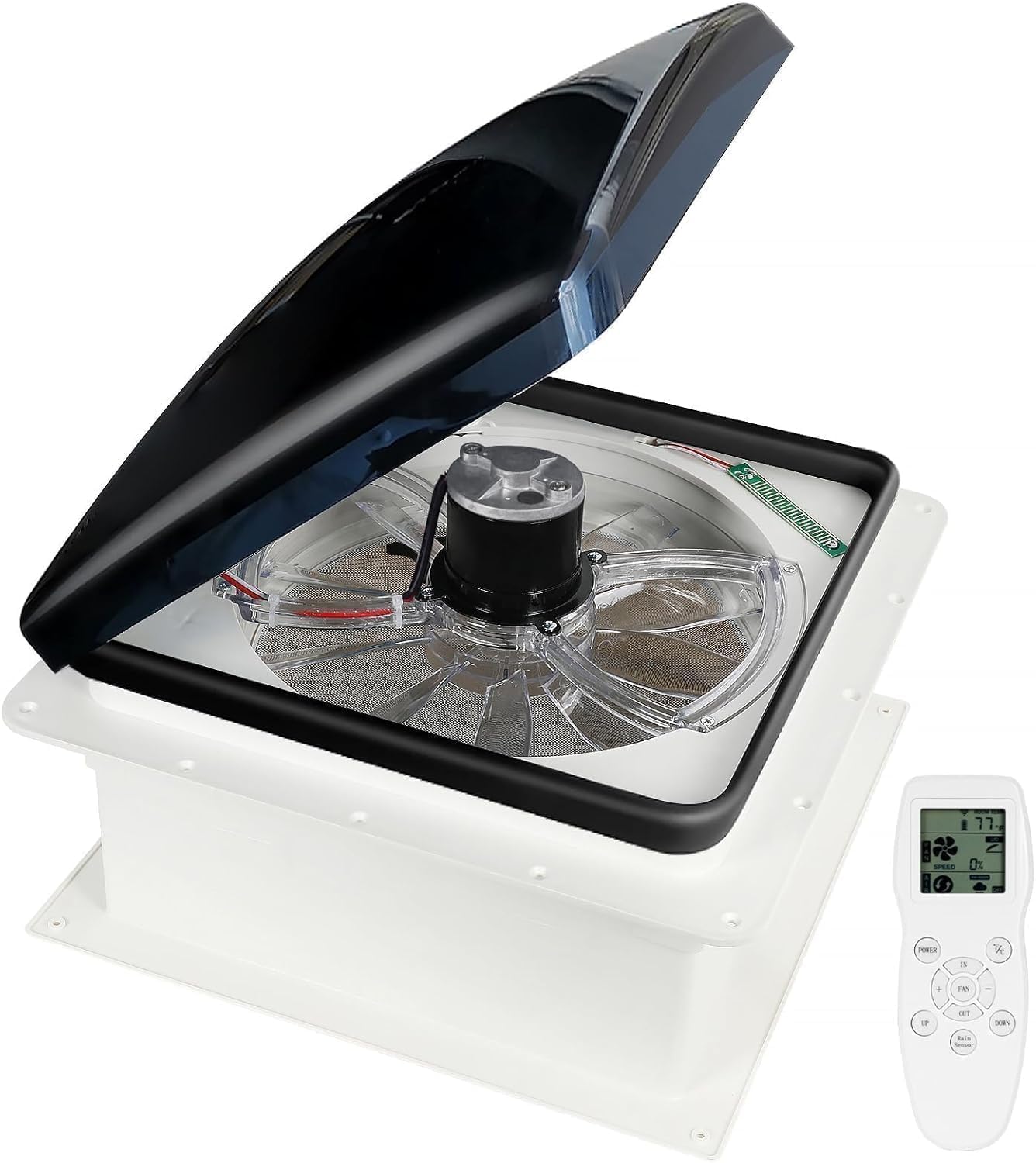 Upgraded Remote Control RV Roof Vent Fan for Quiet Comfort