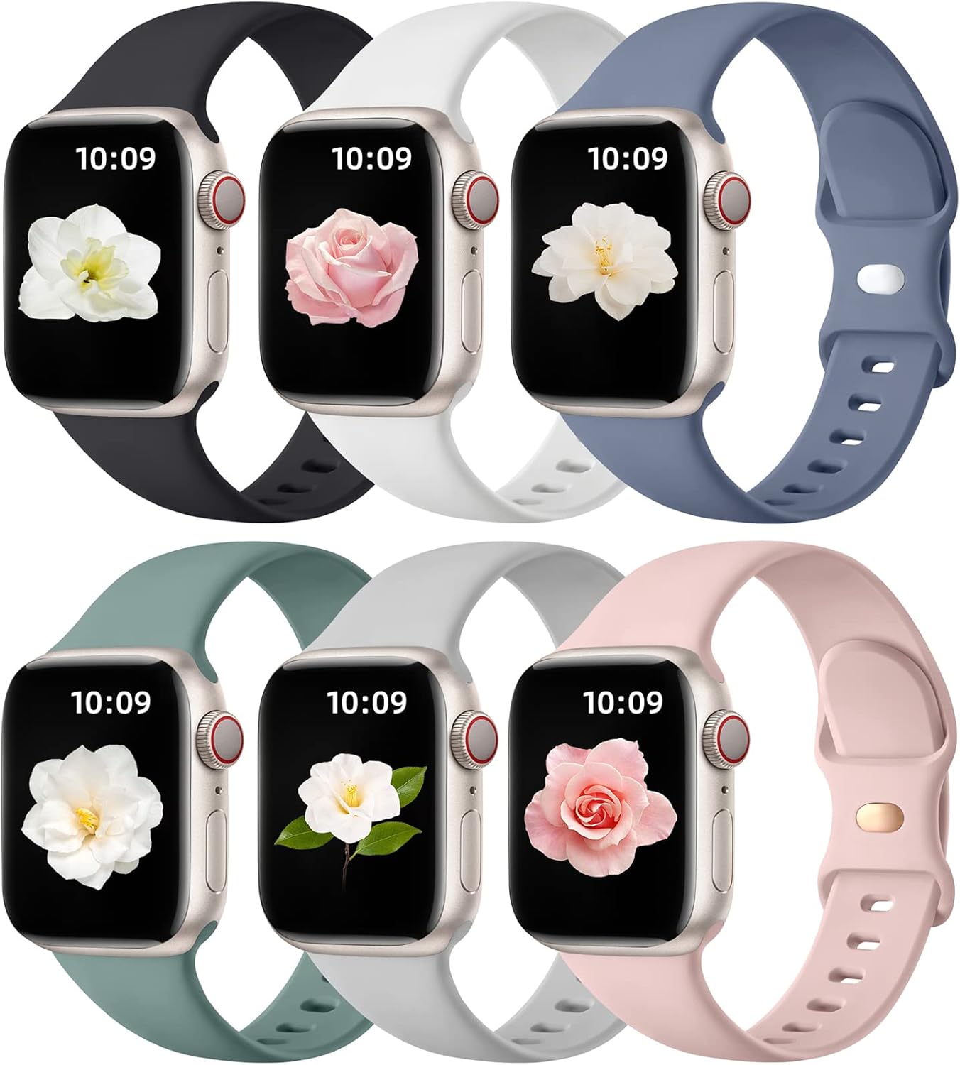Maledan Soft Silicone Apple Watch Bands - Sporty & Stylish!