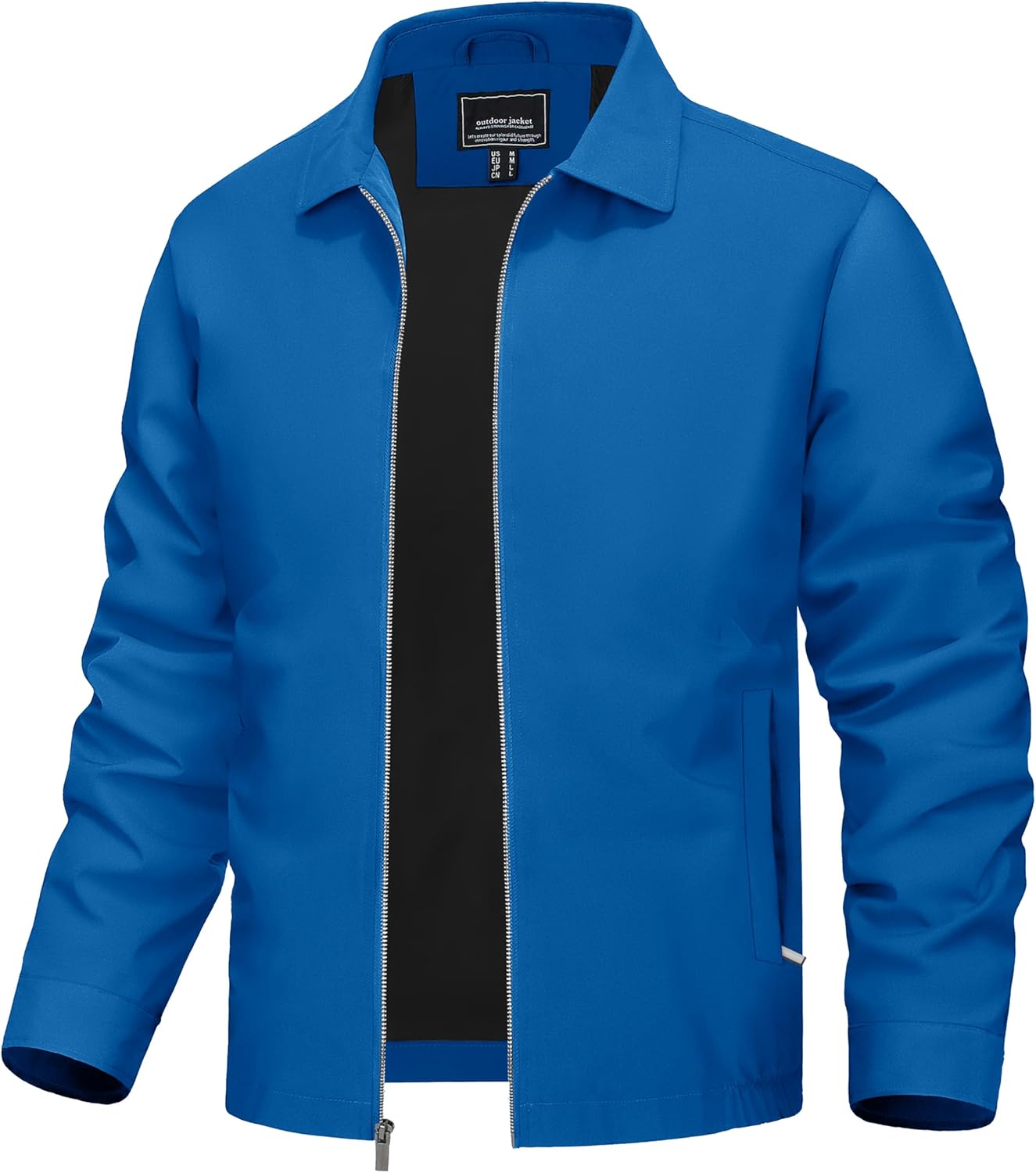 TACVASEN Mens Lightweight Windbreaker Full Zip Jacket for All