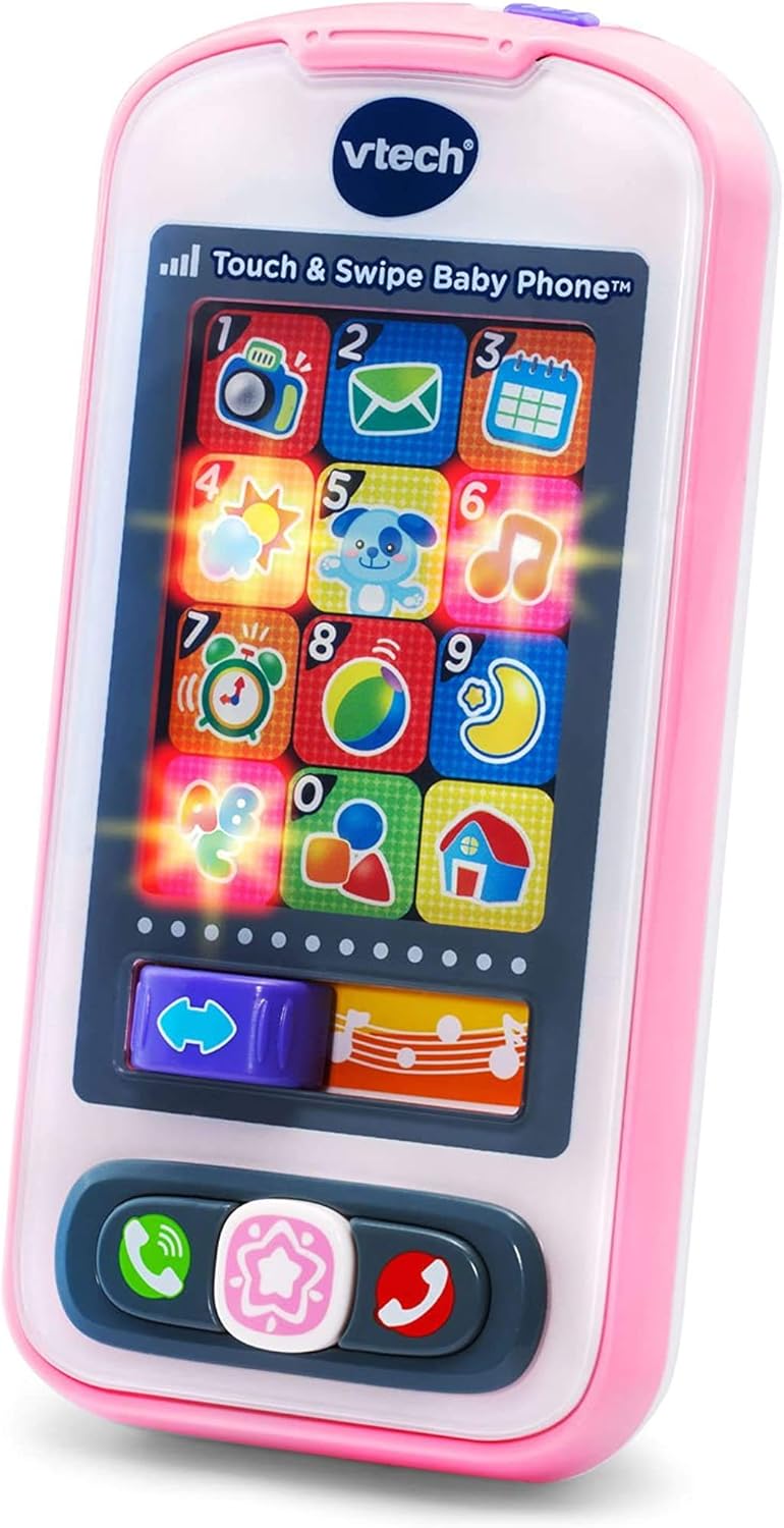 VTech Pink Baby Phone: Interactive Touch & Swipe