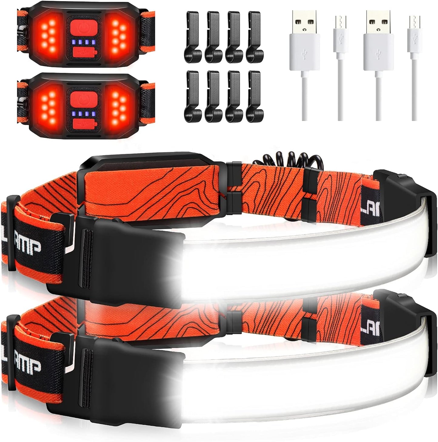 1000 Lumens Rechargeable Headlamp Duo by Hopedone