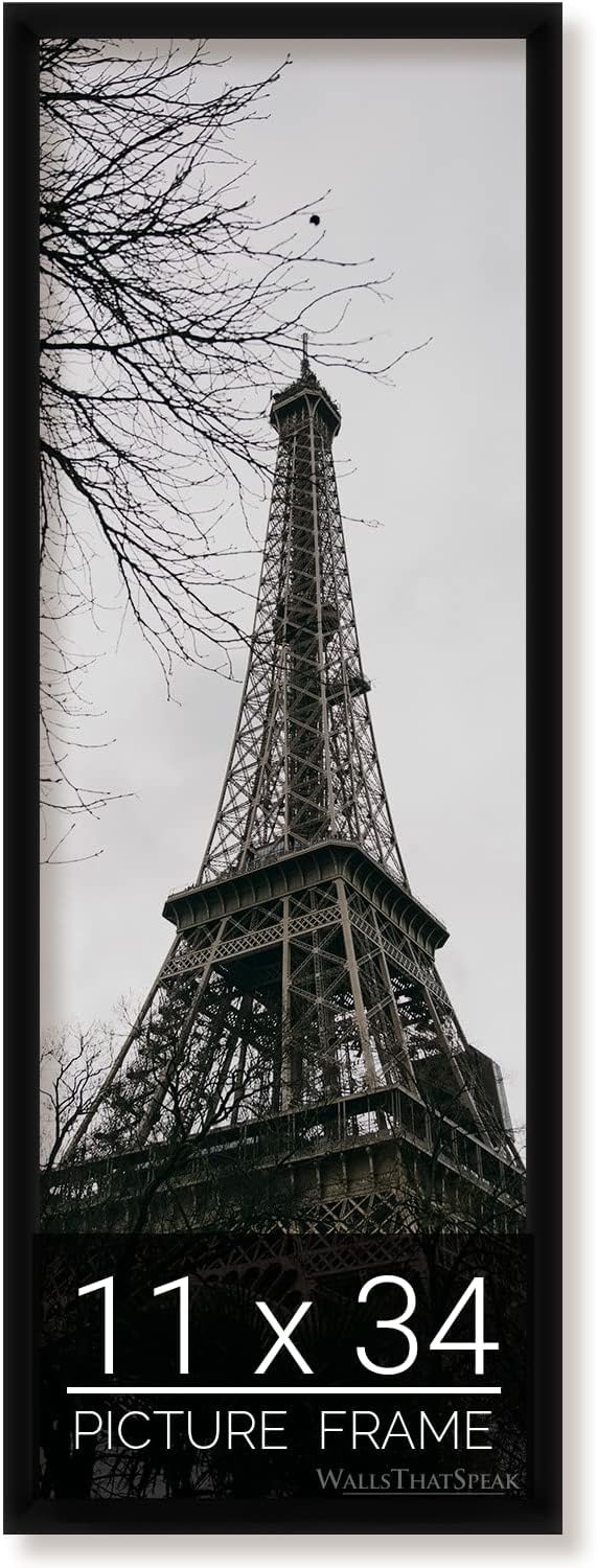 Black Picture Frame for Puzzles, Posters, Photos, or Artwork
