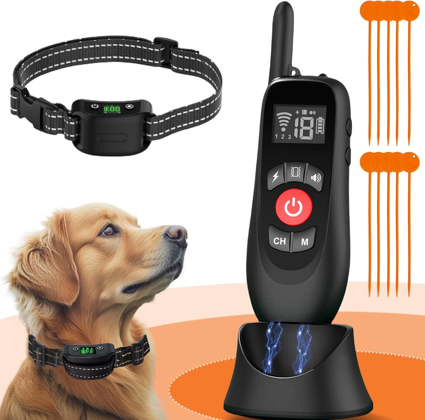Wireless Dog Fence System for Safe Outdoor Play and Training