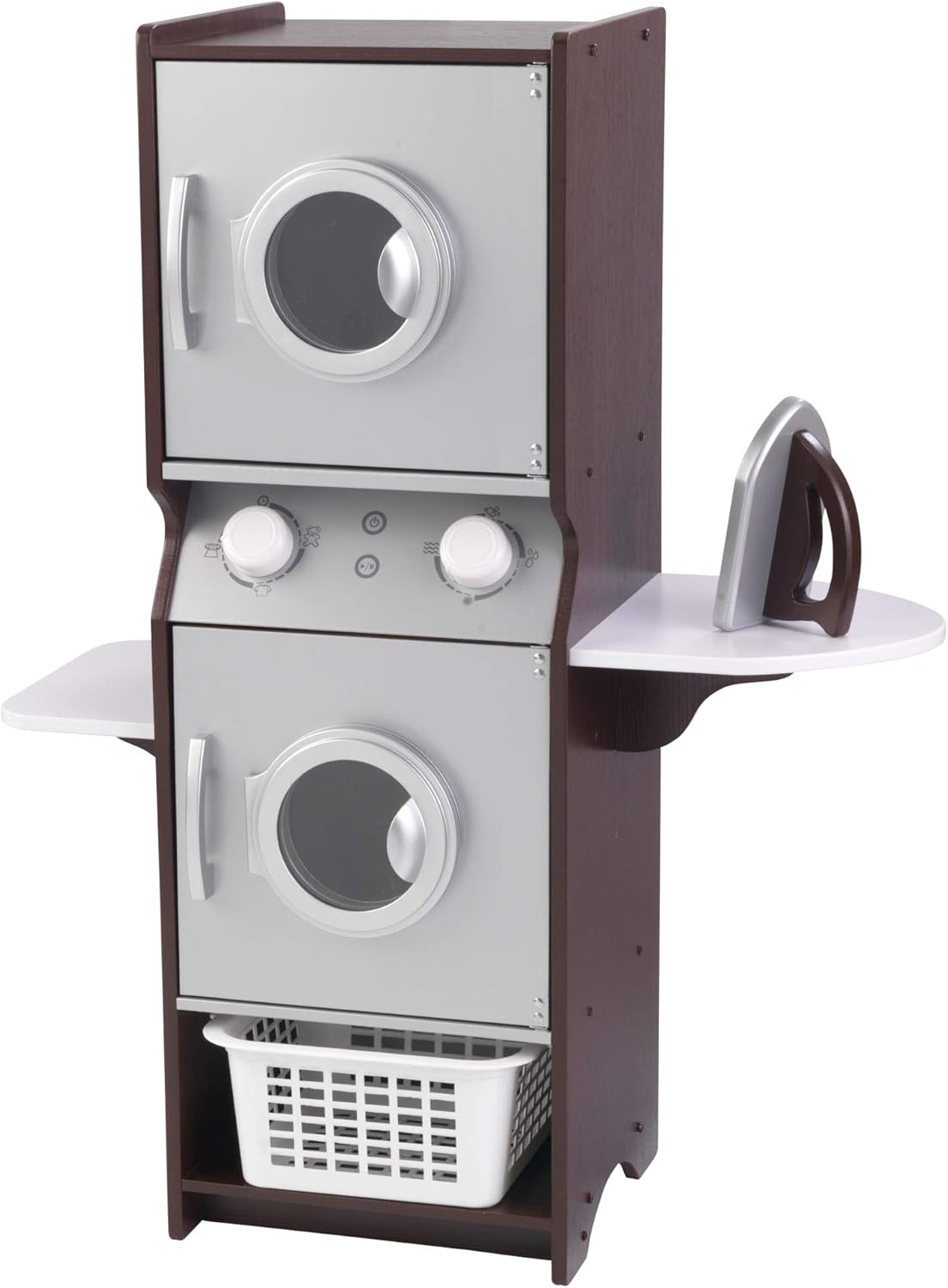 KidKraft Laundry Playset Wooden Stacking Washer and Dryer Toy