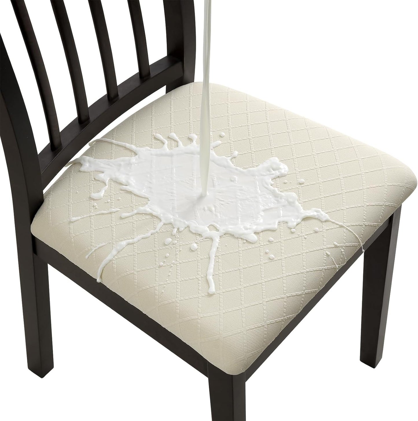Waterproof Seat Cushion Covers 6 PCS for Dining Room Chairs