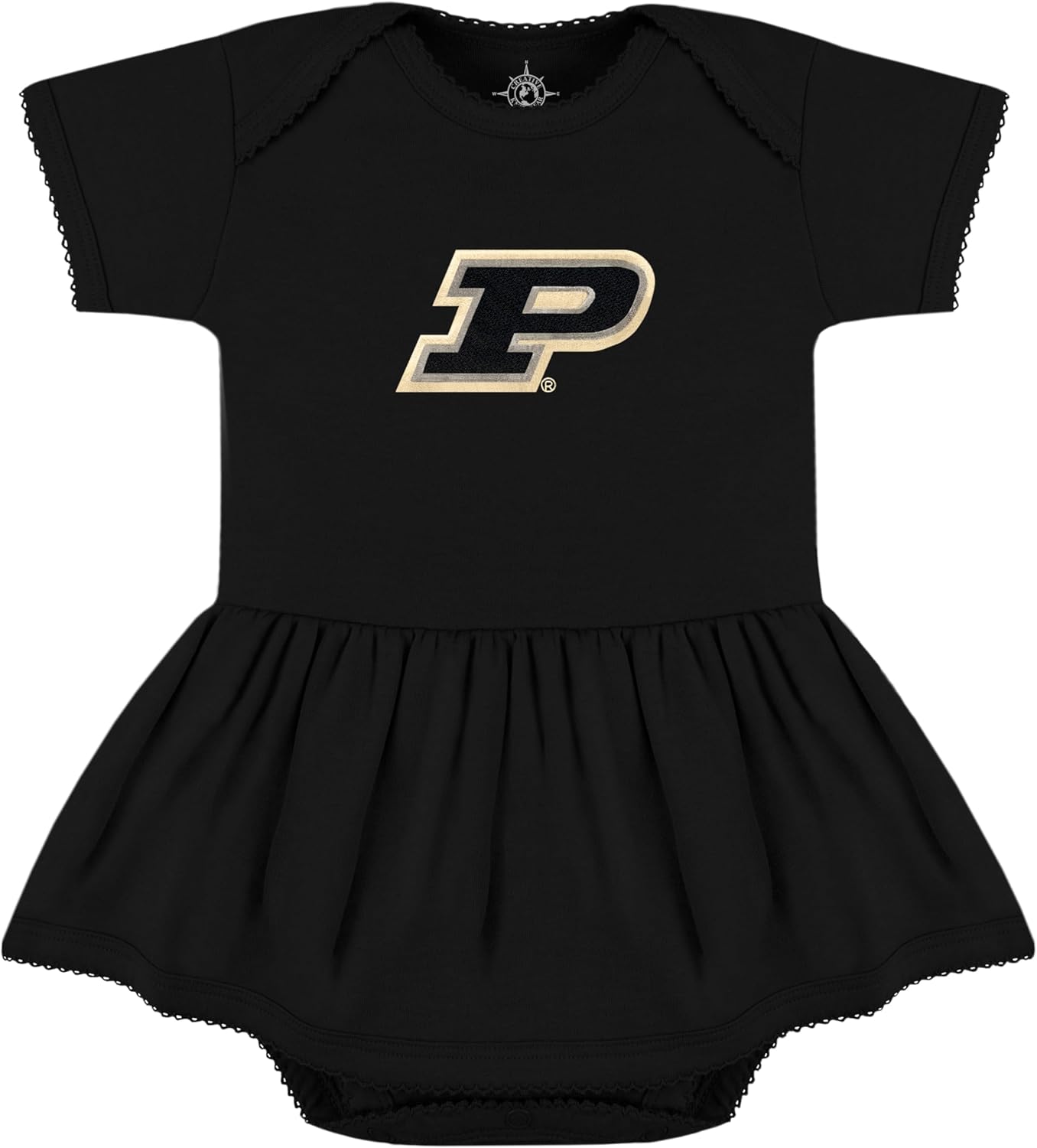 Creative Knitwear College Baby Picot Bodysuit Dress for Girls