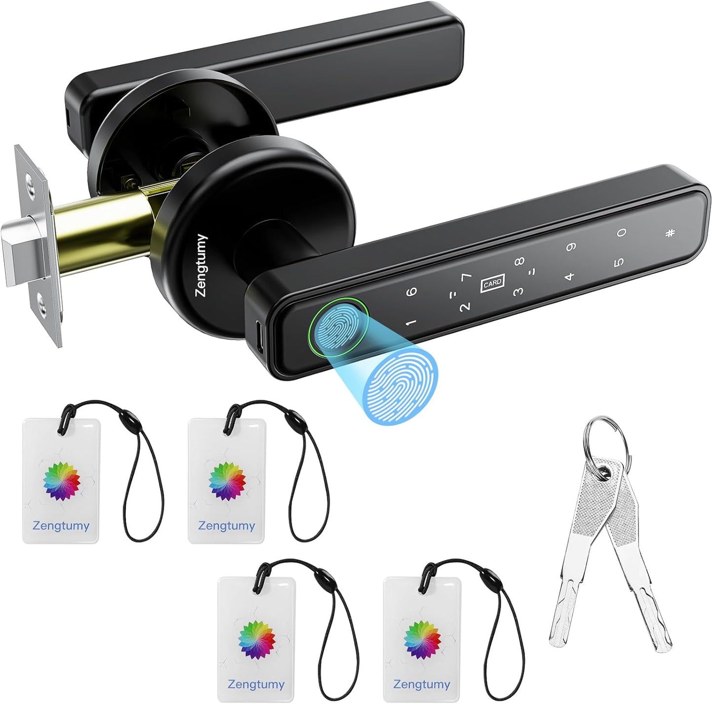 Fingerprint Door Lock for Bedrooms - Smart Biometric Security