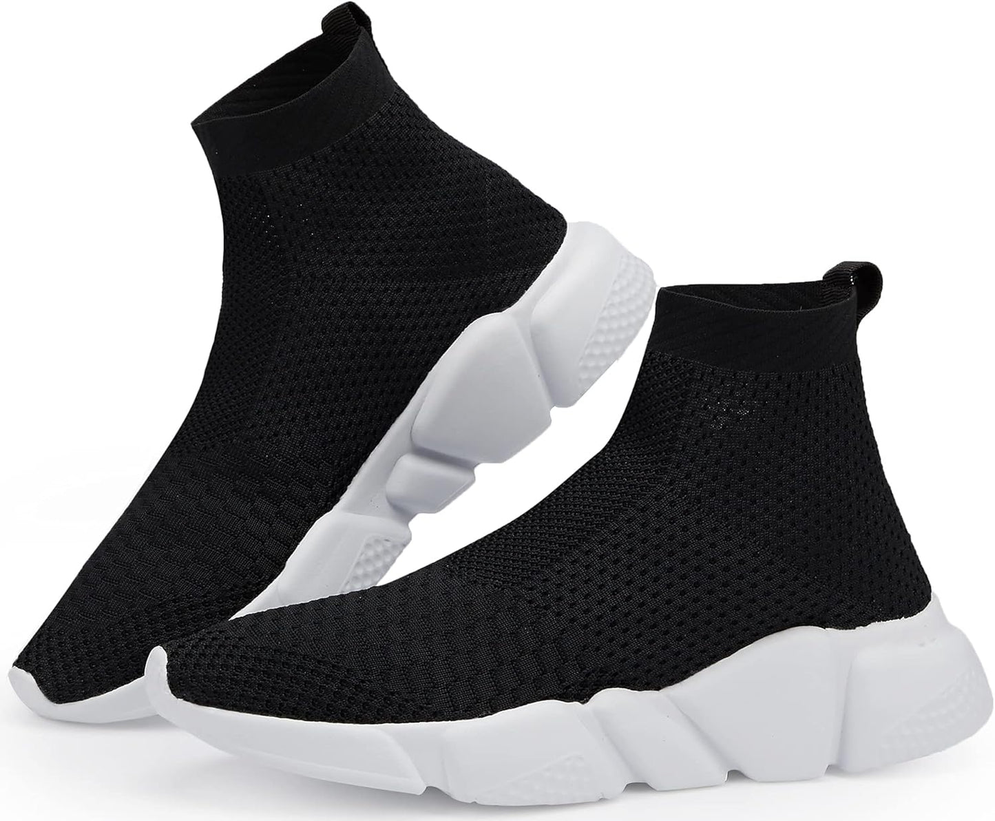Santiro Walking Shoes for Men - Lightweight High Top Sneakers
