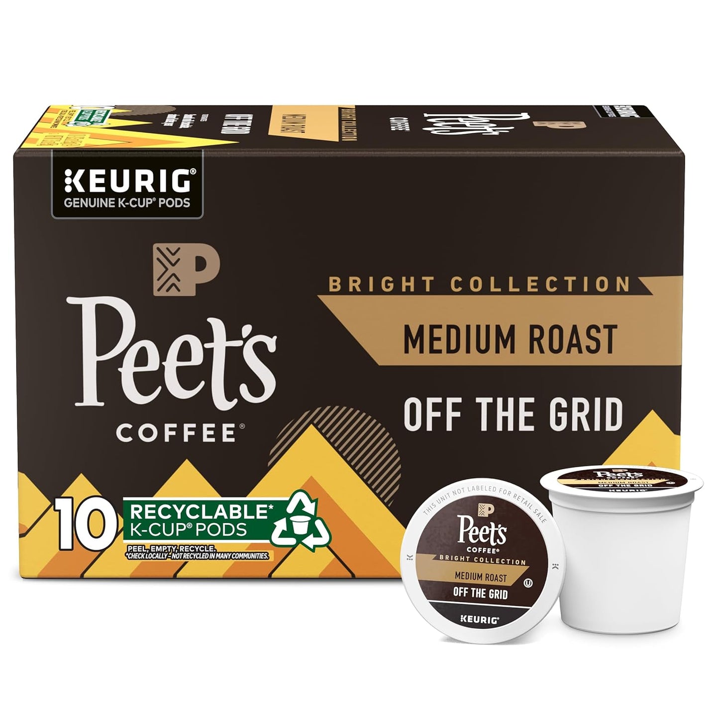 Peet's Medium Roast K-Cup Pods - Off The Grid