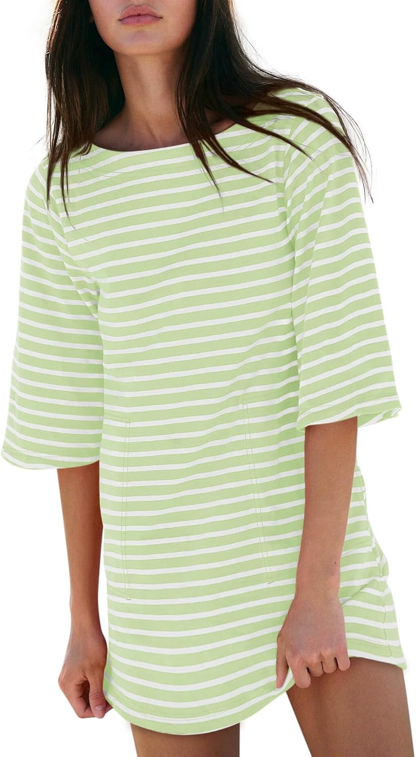 Yousify Womens T Shirt Dress Cotton Summer Dresses 2025 Casual