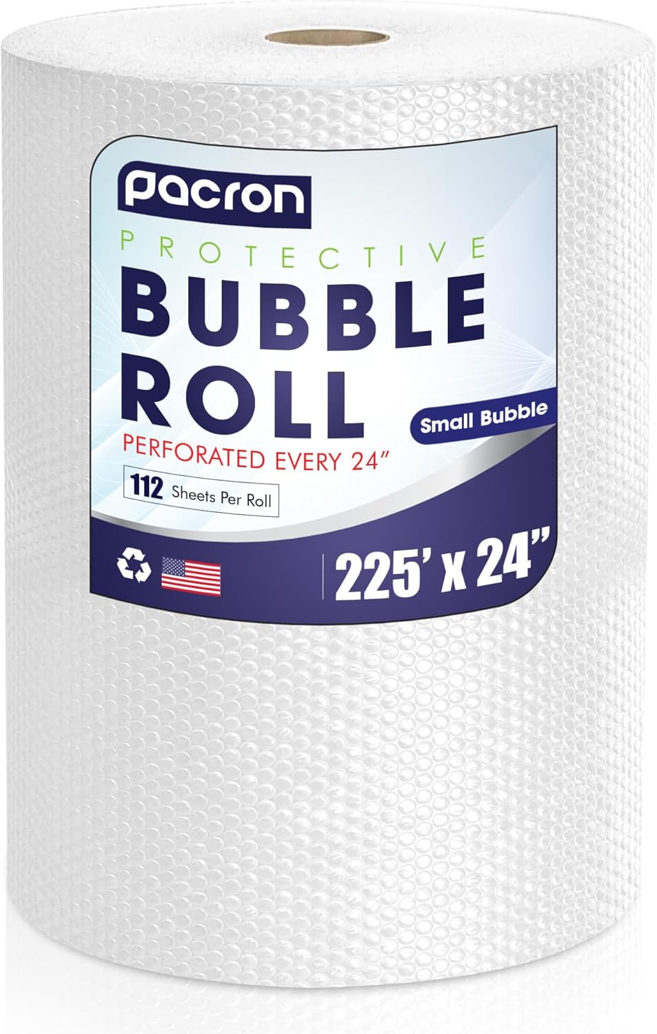 Protective Bubble Roll Wrap for Fragile Items - 225FT x 24IN