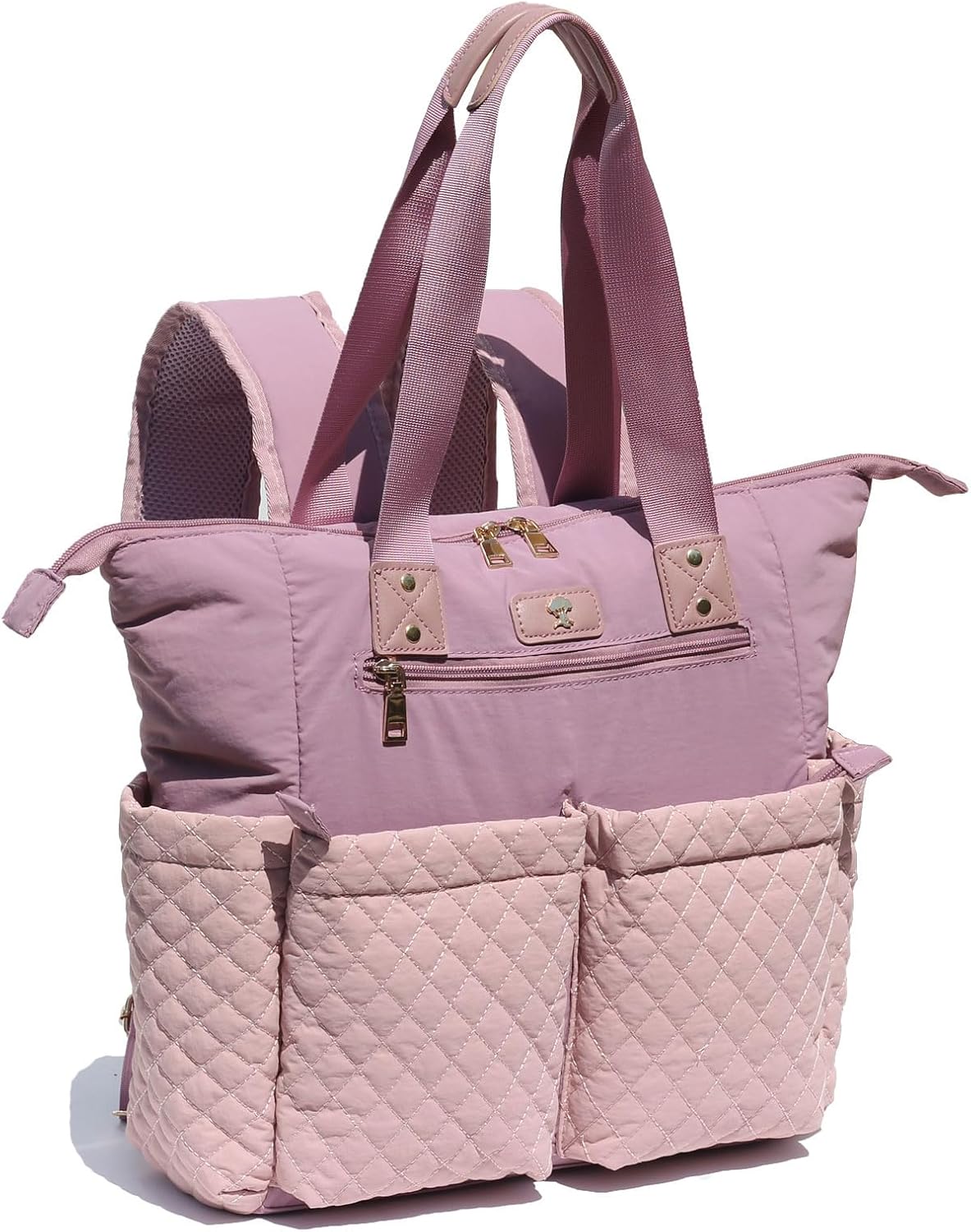 Multifunctional Diaper Tote Bag Backpack for Women Travel