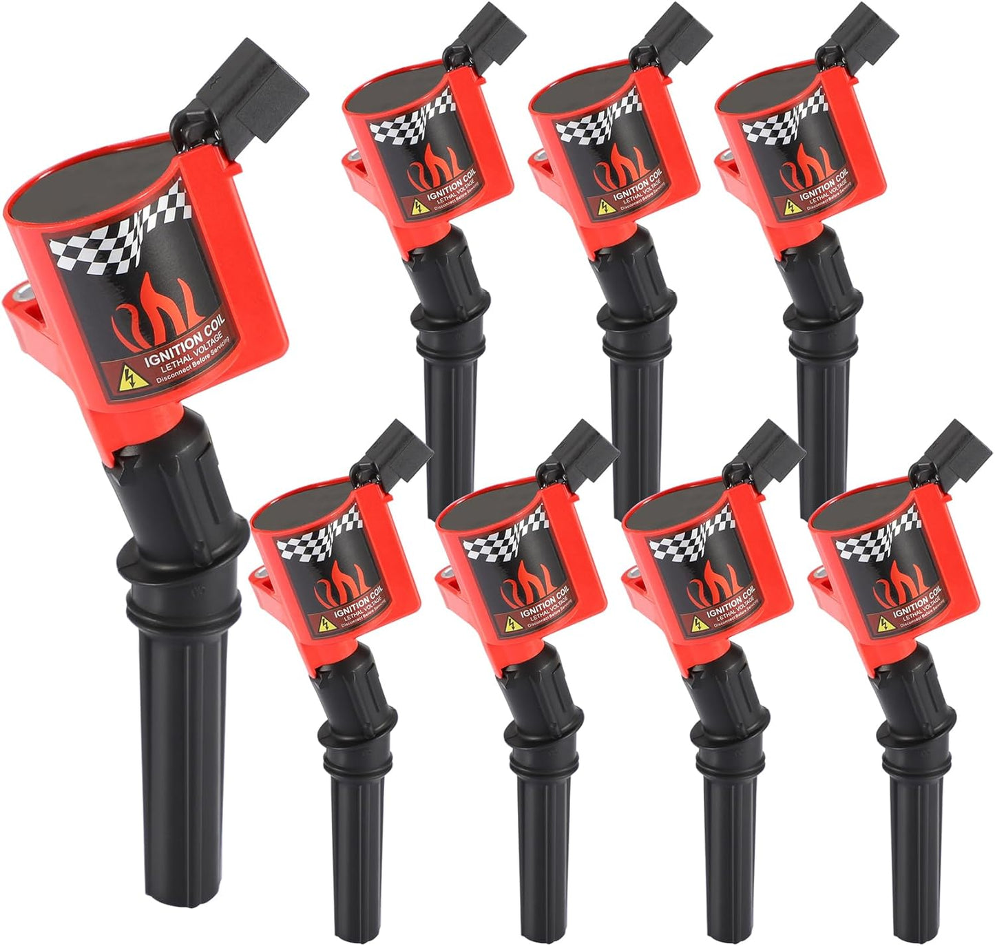 DG508 Ignition Coil Pack Set of 8 for Ford Lincoln Mercury V8