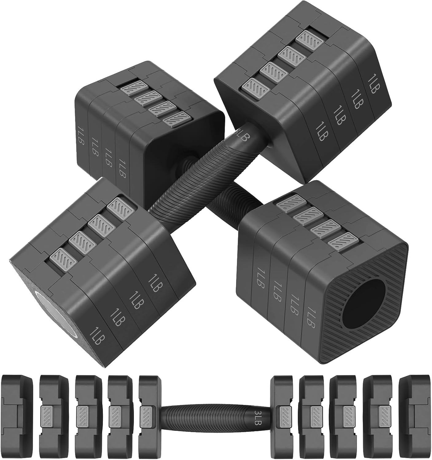 Adjustable Dumbbells Set of 2 for Home Gym Workouts