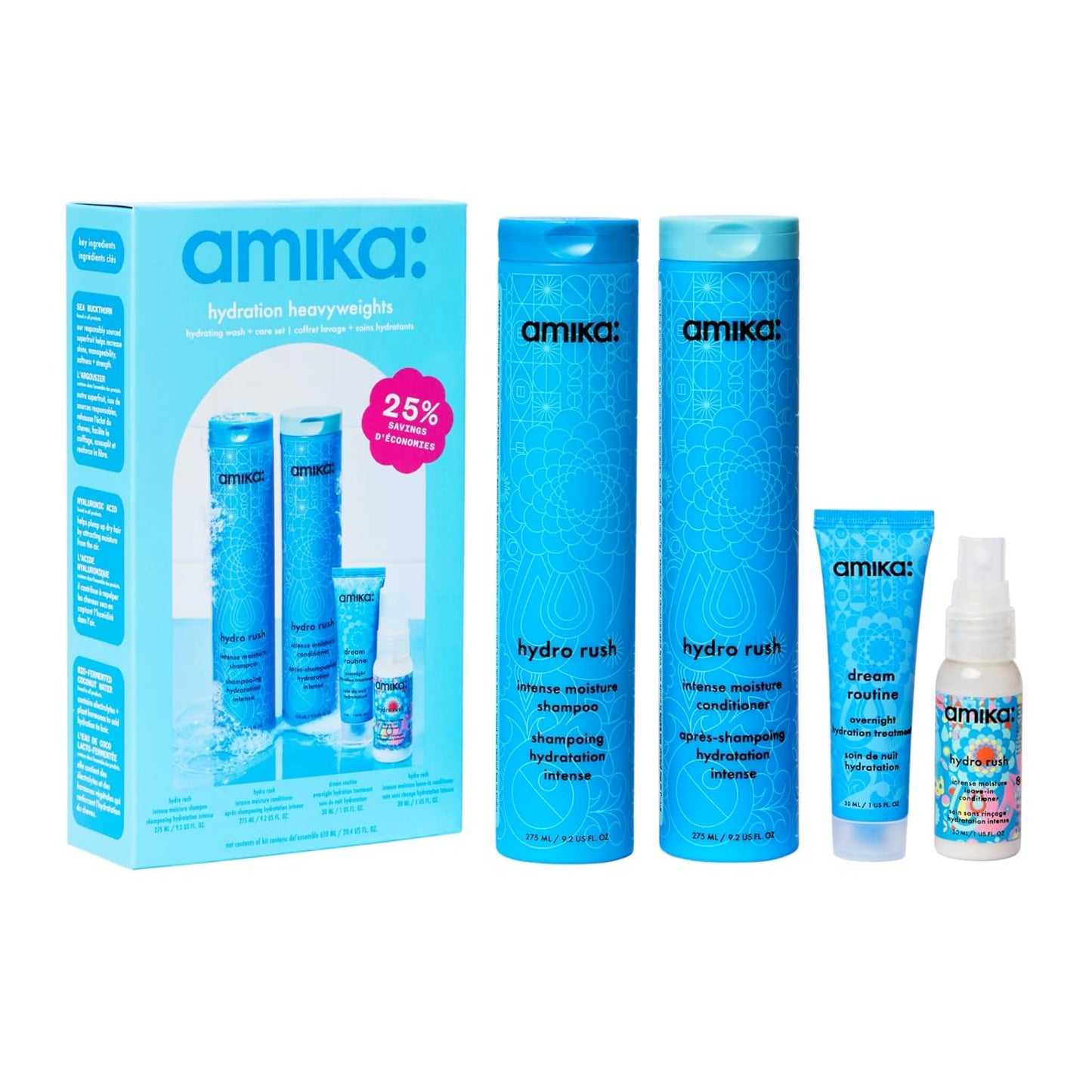 Amika Hydration Heavyweights Hydrating Wash + Care Set Review