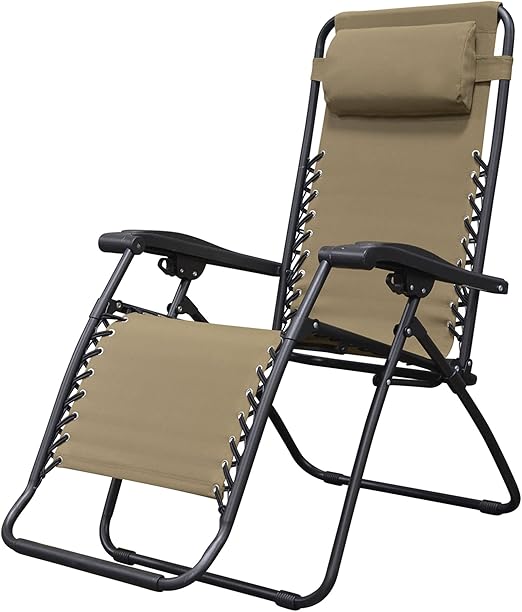 Caravan Sports Zero Gravity Recliner Chair for Outdoor Relaxation