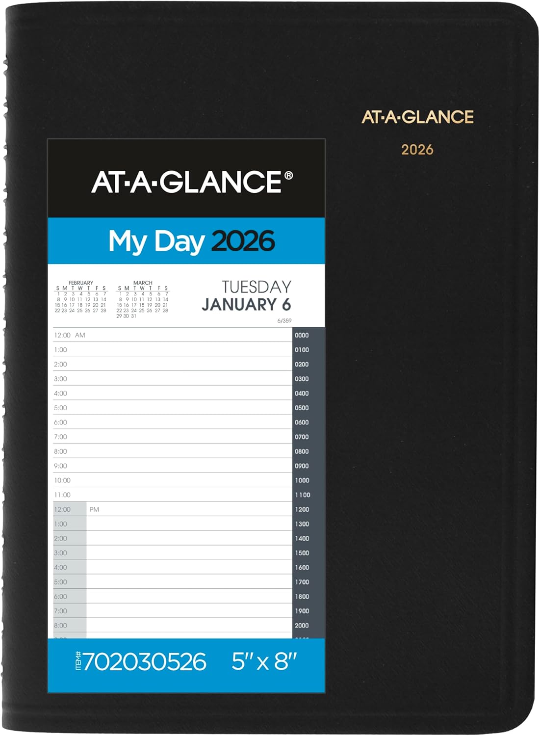 AT-A-GLANCE 2026 Appointment Book Planner for Daily Use