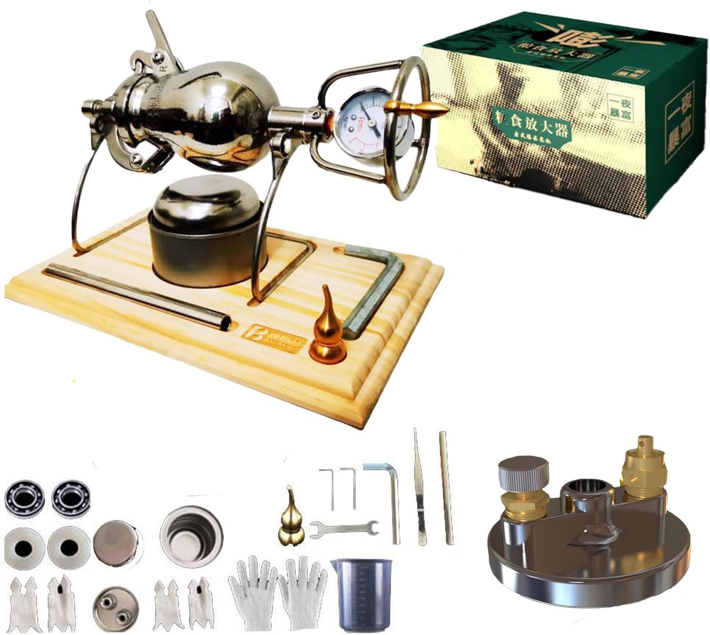 304 Stainless Steel Popcorn Maker - Perfect for Parties!