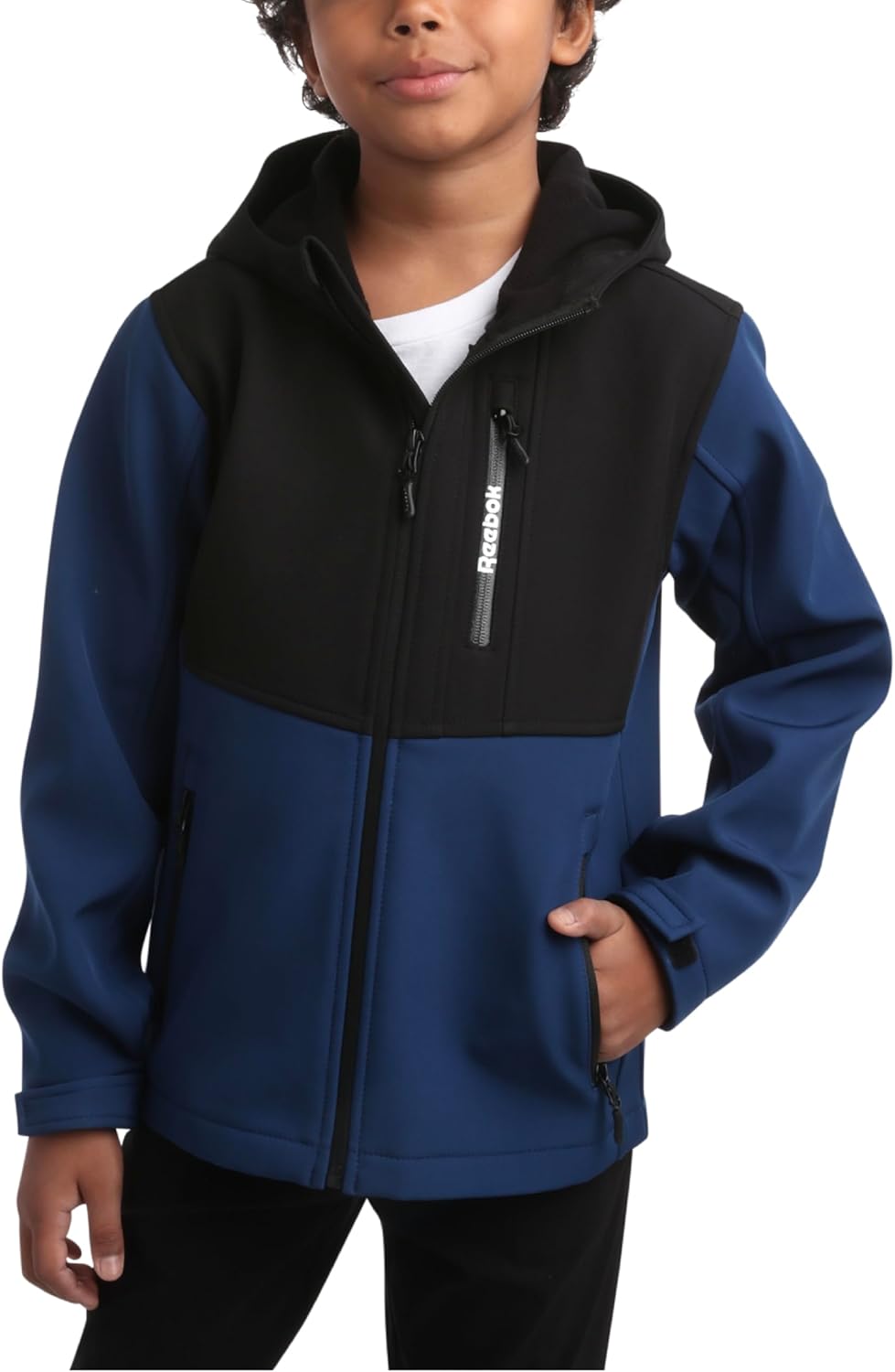 Reebok Boys' Lightweight Polar Fleece Lined Softshell Jacket