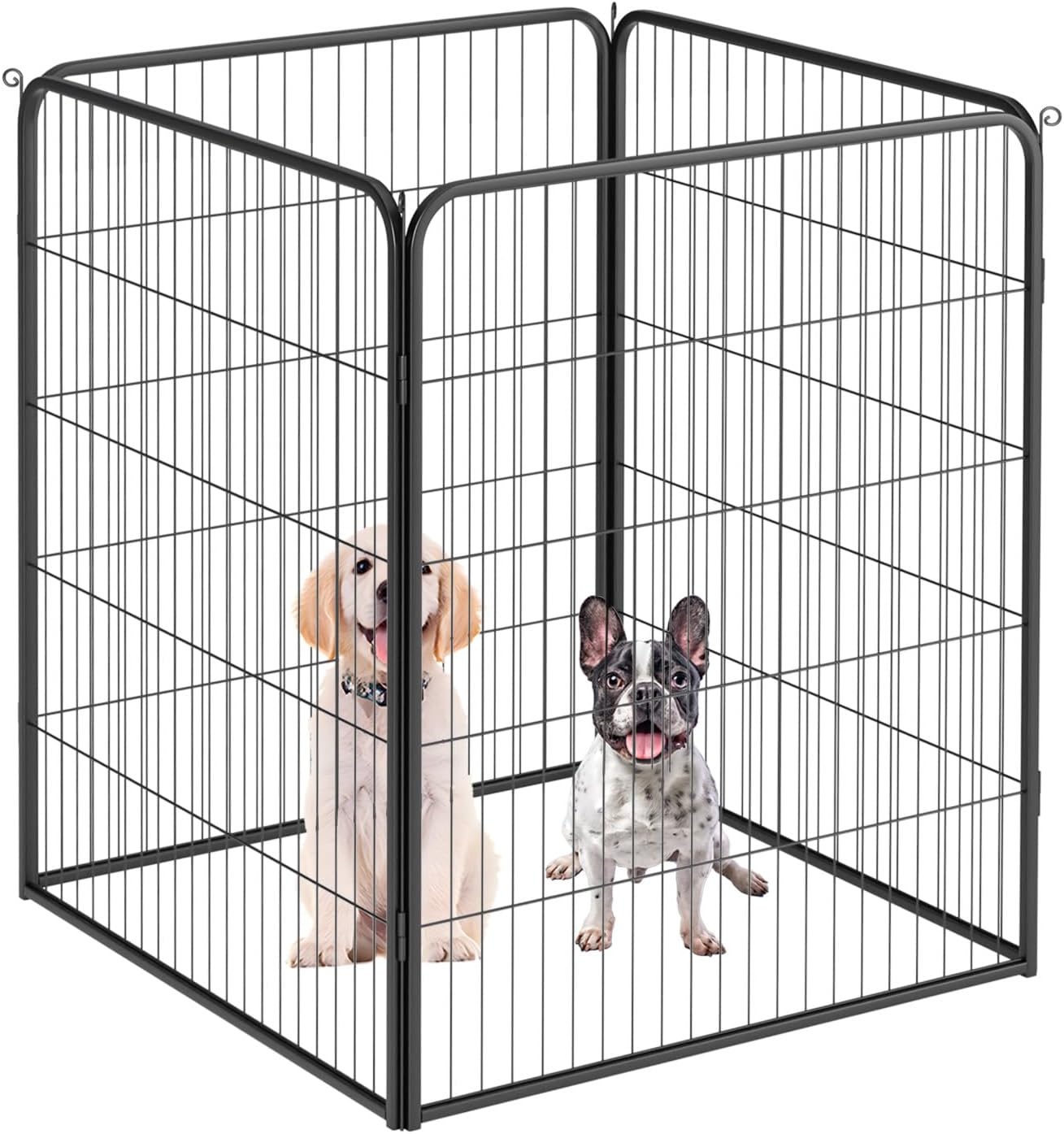 FDW Dog Playpen 40 Inch Heavy Duty Indoor Outdoor Folding Pen