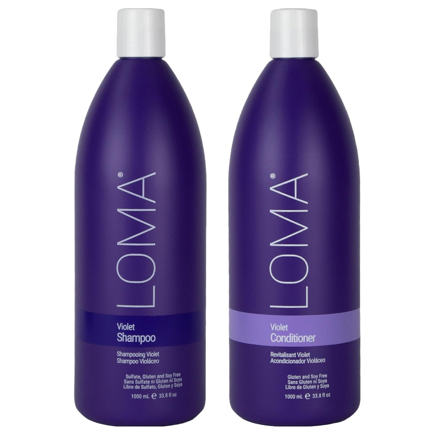 Loma Hair Care Violet Duo: Nourishing Shampoo and Conditioner