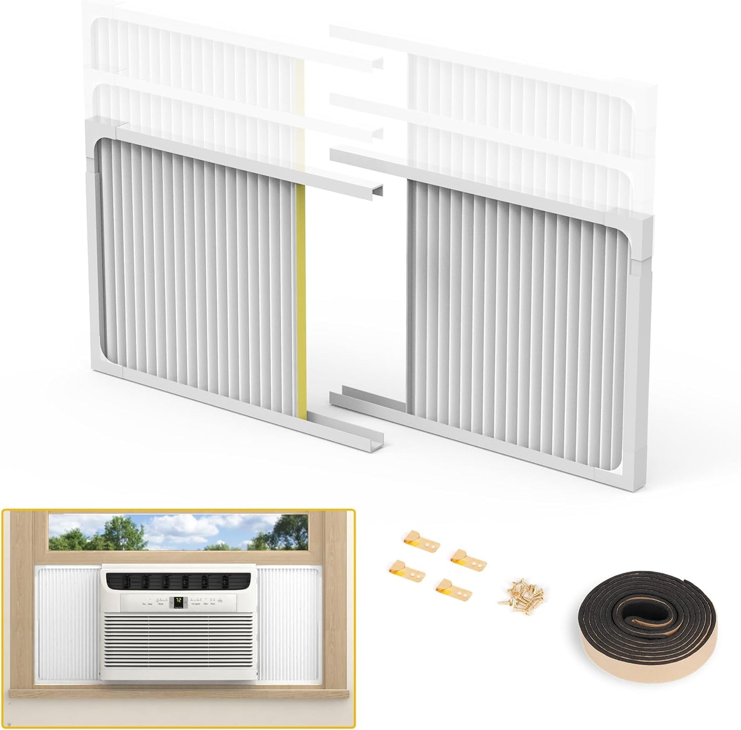Adjustable Extra Wide AC Side Panels - 2 Pack